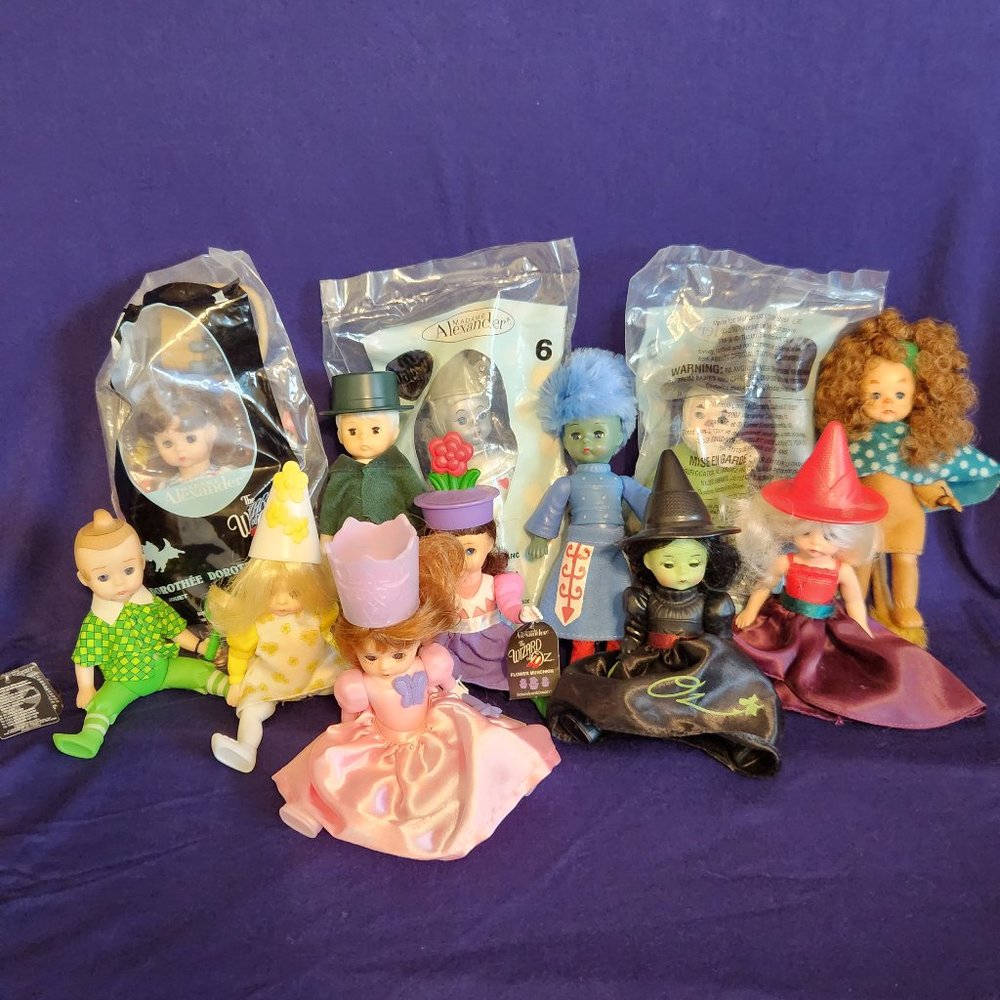 2006, 2007 McDonald's Madame Alexander Wizard of Oz dolls, set of 12